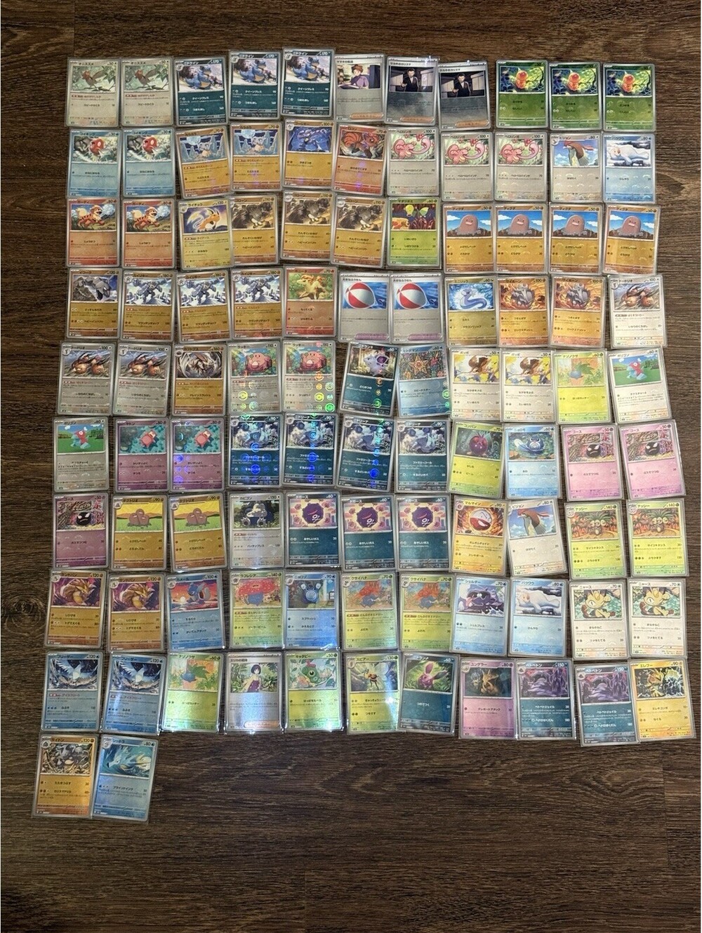 Pokemon 151 Japanese Pokeball Reverse Holo Lot 101 Cards Mixed Lot SV2a NM